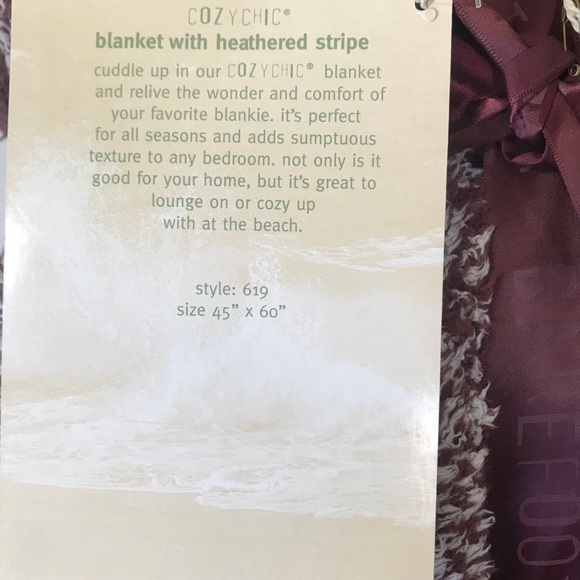 BAREFOOT DREAMS Cozy Chic Blanket Throw NEW TAG - Picture 11 of 16